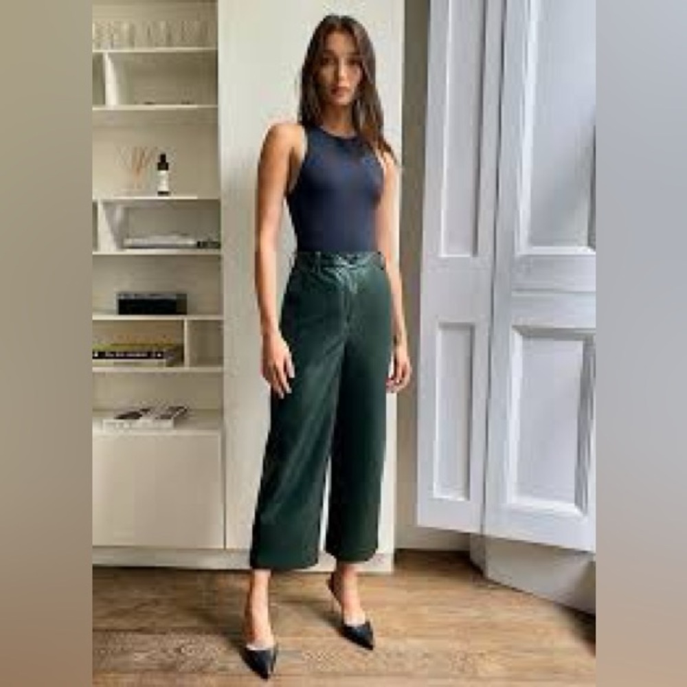 Babaton vegan leather pants size 00
